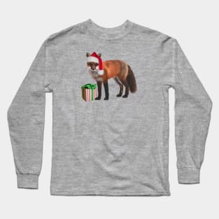 Xmas Fox Long Sleeve T-Shirt